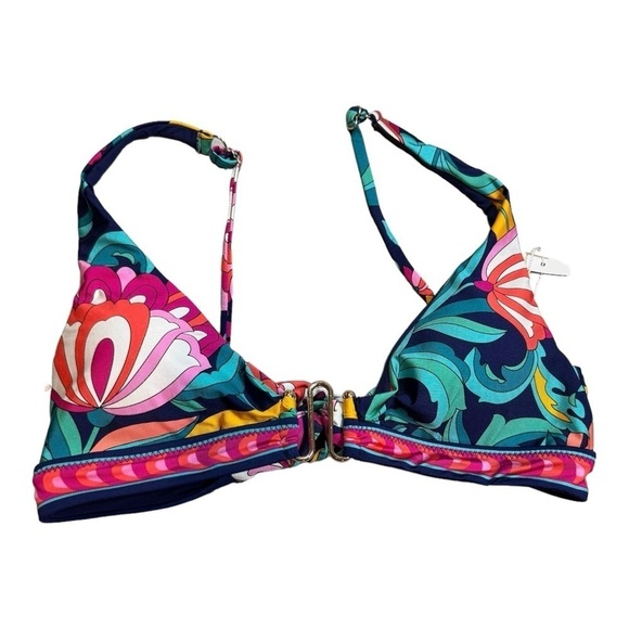 Trina Turk India Garden Bandeau Bikini Top NWT - Picture 2 of 5